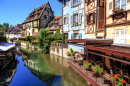 Old Half-Timbered Houses along the Canal in Colmar