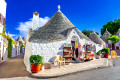 Beautiful Trulli in Alberobello, Apulia, Italy