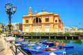 Margherita Theater and the Old Harbor, Bari, Italy