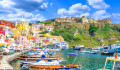 Landscape of Procida Island, Italy