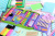 Colorful Stationery Close-Up
