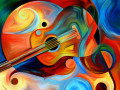 Music and Rhythm Abstract Painting