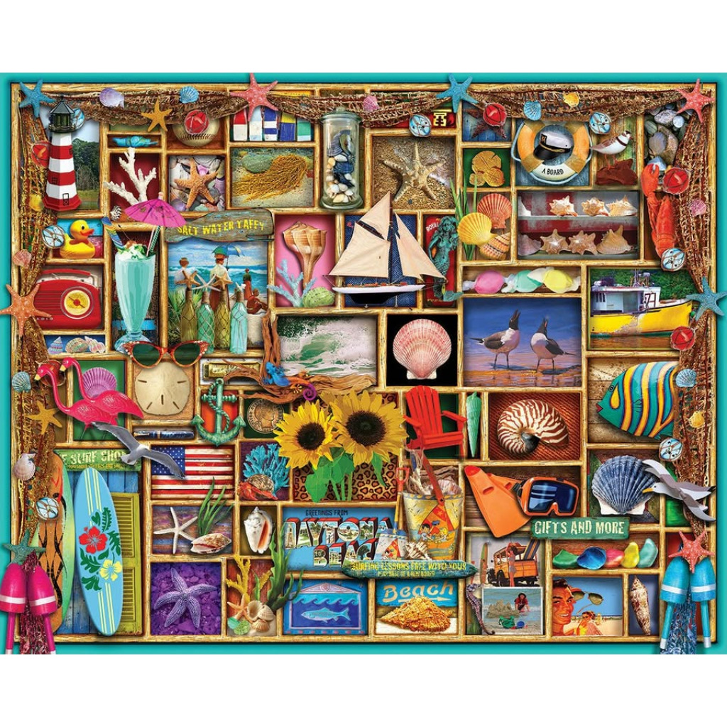 beachcomber jigsaw puzzle in Vickie S. Davis puzzles on TheJigsawPuzzles.com