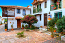 Colonial Houses in the Village of Tenza, Colombia