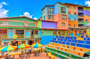 Colorful Houses in Guatape, Colombia