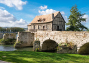 Old Watermill in the Village of Vernon, France
