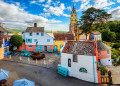 Picturesque Portmeirion in North Wales, UK