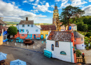 Picturesque Portmeirion in North Wales, UK