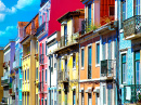 Colourful Buildings of Lisbon, Portugal