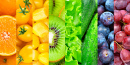 Collage Fruits, Vegetables and Berries