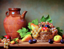 Still Life with Apples, Grapes, Pears, and Plums