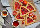 Open Mini Pies with Citrus Fruits