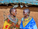 Maasai Women in Traditional Dress, Tanzania