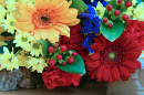 An Eclectic Mix of Colorful Flowers