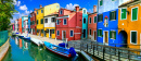 Colorful Fishing Town, Burano Island, Italy