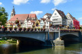 The Neckar River in Tubingen, Germany