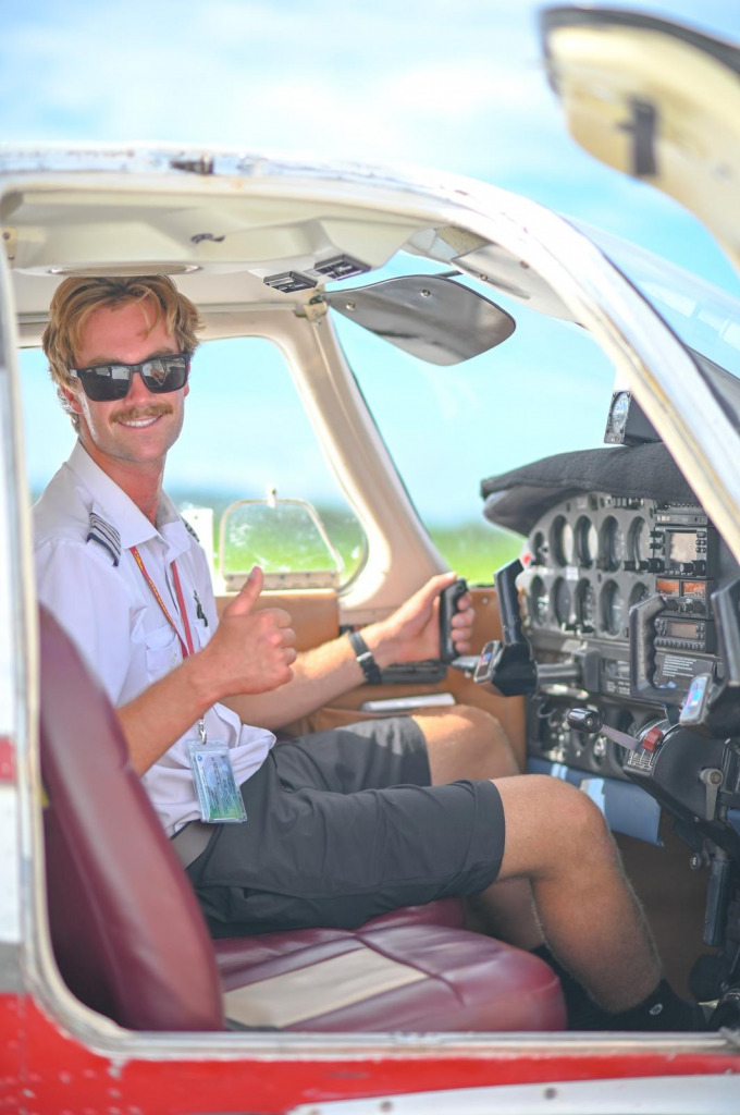 Charlie Steele his first job as a Pilot August 4, 2025 jigsaw puzzle in Ralph Steele puzzles on TheJigsawPuzzles.com