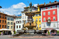 Neptune Fountain in Trento, Italy