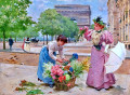 1895 The Flower Seller