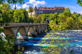 Rhine Falls in Schaffhausen, Switzerland