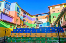 Colorfully Decorated Houses in Guatape, Colombia