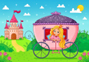 Little Princess in a Carriage