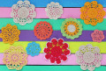 Wonderful Crochet Doilies on a Wooden Table