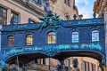Decorative Bridge between Two Buildings, Dresden