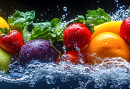 Refreshing and Vibrant Fruits and Vegetables