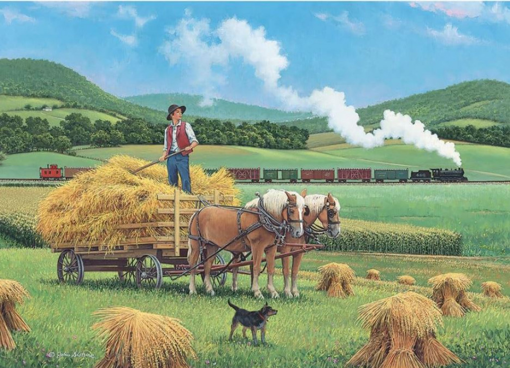 Whistle on the Wind - John Sloane jigsaw puzzle in Kathleen Robards puzzles on TheJigsawPuzzles.com