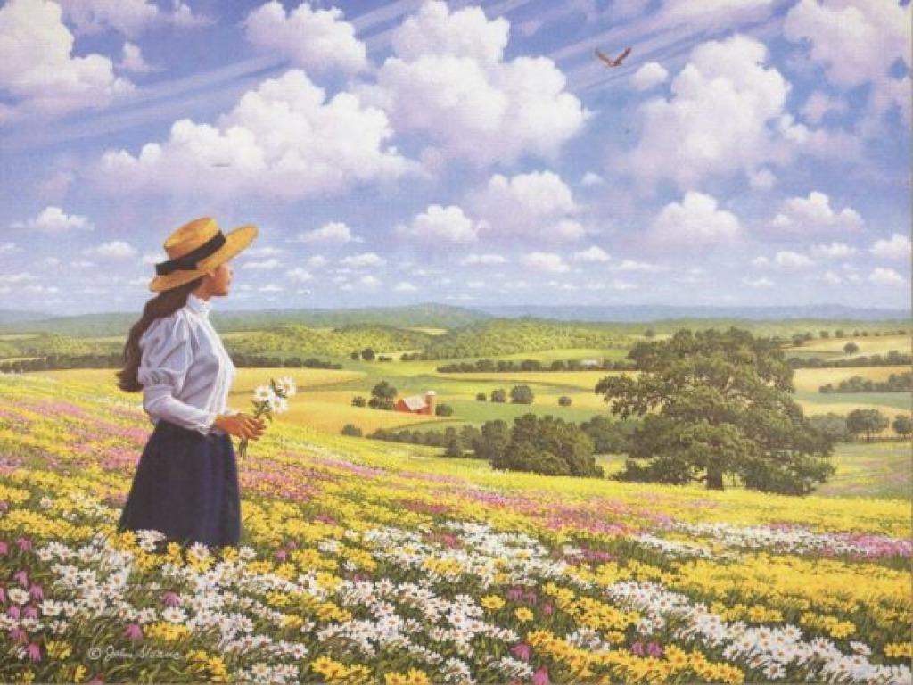 Heaven and Earth - John Sloane jigsaw puzzle in Kathleen Robards puzzles on TheJigsawPuzzles.com
