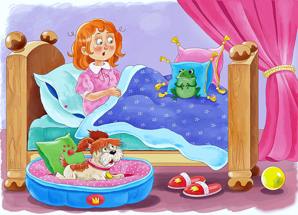 The Frog Prince jigsaw puzzle in Kids Puzzles puzzles on TheJigsawPuzzles.com