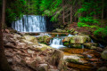 Waterfall on the Lomnica River, Karpacz, Poland