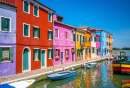 Colorful Houses in Burano, Venice, Italy