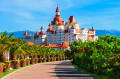 Bogatyr Castle in Sochi Theme Park, Russia