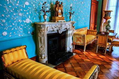 The Blue Drawing Room in the Vorontsov Palace jigsaw puzzle in Puzzle ...