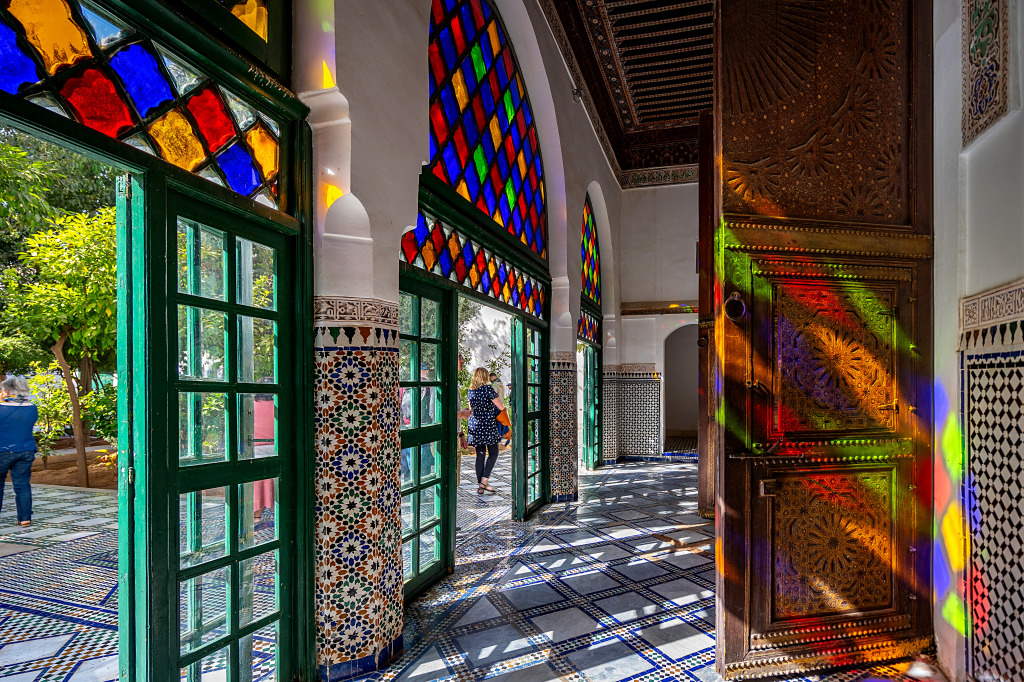 Bahia Palace, Marrakesh, Morocco jigsaw puzzle in Puzzle of the Day puzzles on TheJigsawPuzzles.com