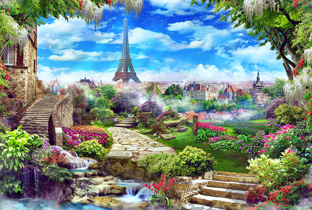 Beautiful Collage jigsaw puzzle in Puzzle of the Day puzzles on TheJigsawPuzzles.com