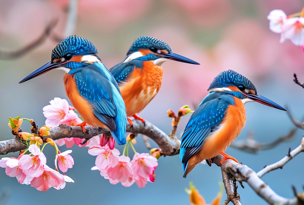 Common Kingfisher in the Wild jigsaw puzzle in Animals puzzles on TheJigsawPuzzles.com