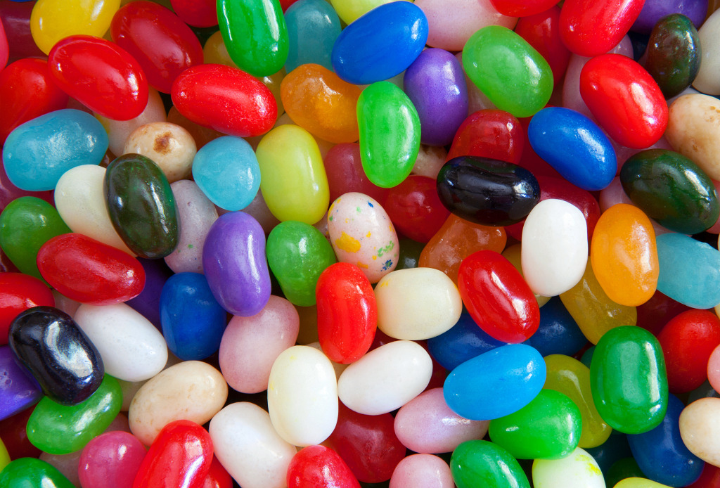 Jelly Beans Background jigsaw puzzle in Food & Bakery puzzles on TheJigsawPuzzles.com