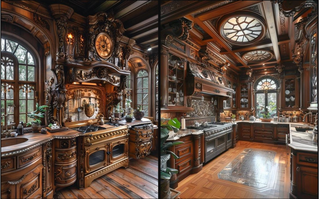 2 Amazing Kitchens jigsaw puzzle in Carolyn Wright puzzles on TheJigsawPuzzles.com