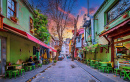 Kuzguncuk Historic District in Istanbul, Turkey
