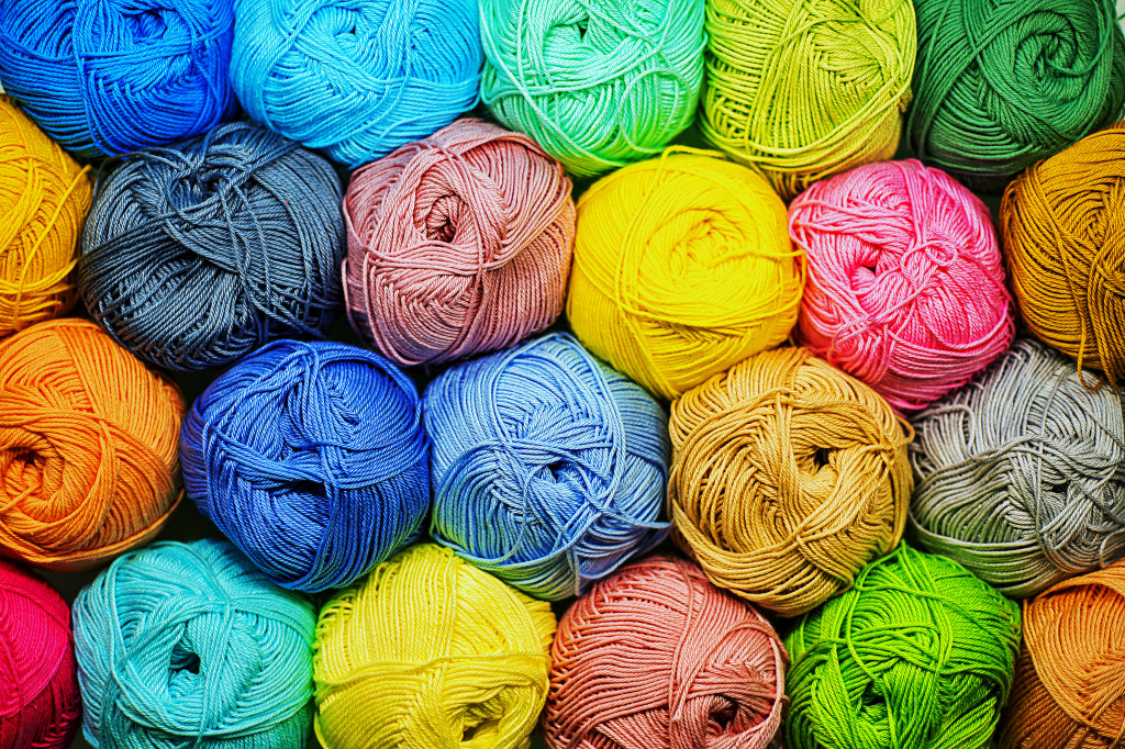 Colored Yarn Balls Close-Up jigsaw puzzle in Handmade puzzles on TheJigsawPuzzles.com
