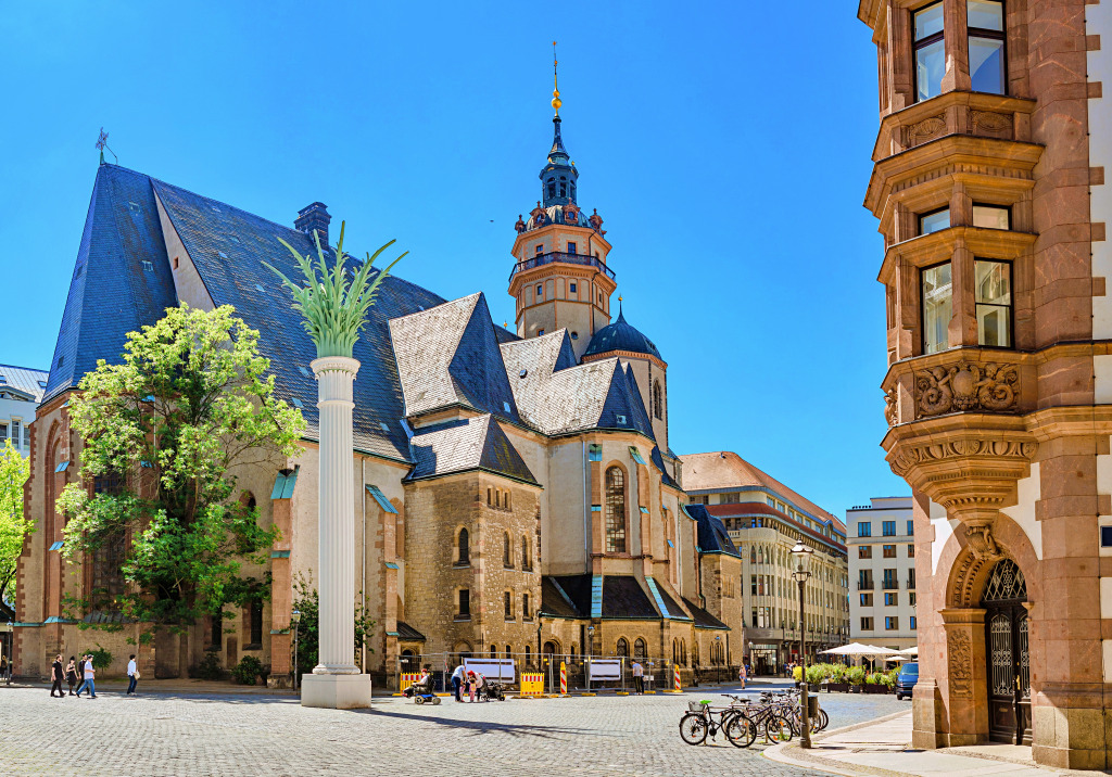 St Nicholas Church in Leipzig, Germany jigsaw puzzle in Castles puzzles on TheJigsawPuzzles.com