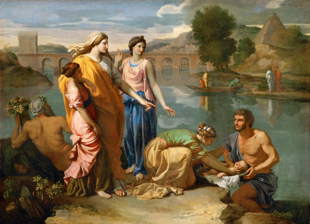 Moses Saved from the Water (1638) jigsaw puzzle in Piece of Art puzzles on TheJigsawPuzzles.com