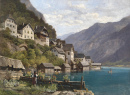 Idyllic Scene of Lake Hallstatt