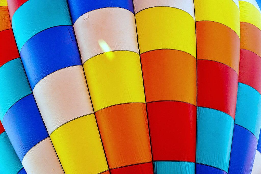 Colorful Patterns of a Hot Air Balloon jigsaw puzzle in Puzzle of the Day puzzles on TheJigsawPuzzles.com