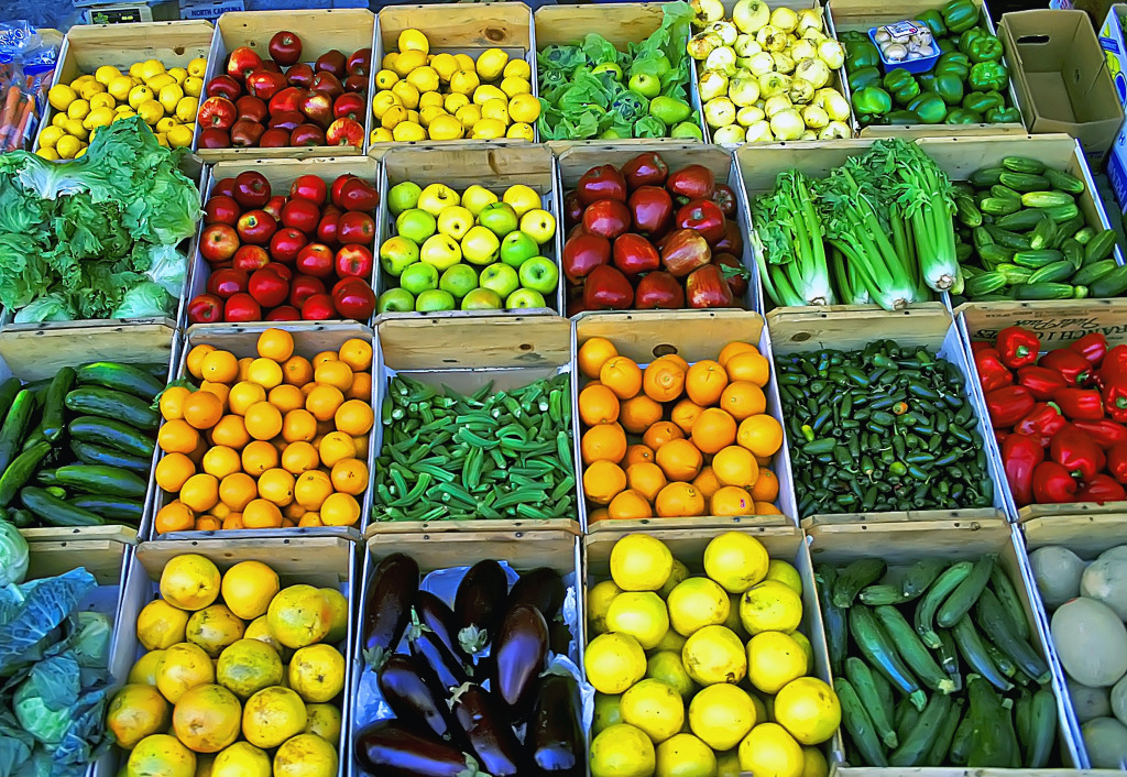 Farmers Market in Raleigh, North Carolina, USA jigsaw puzzle in Fruits & Veggies puzzles on TheJigsawPuzzles.com