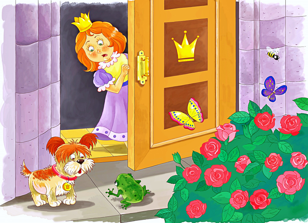 The Frog Prince jigsaw puzzle in Kids Puzzles puzzles on TheJigsawPuzzles.com