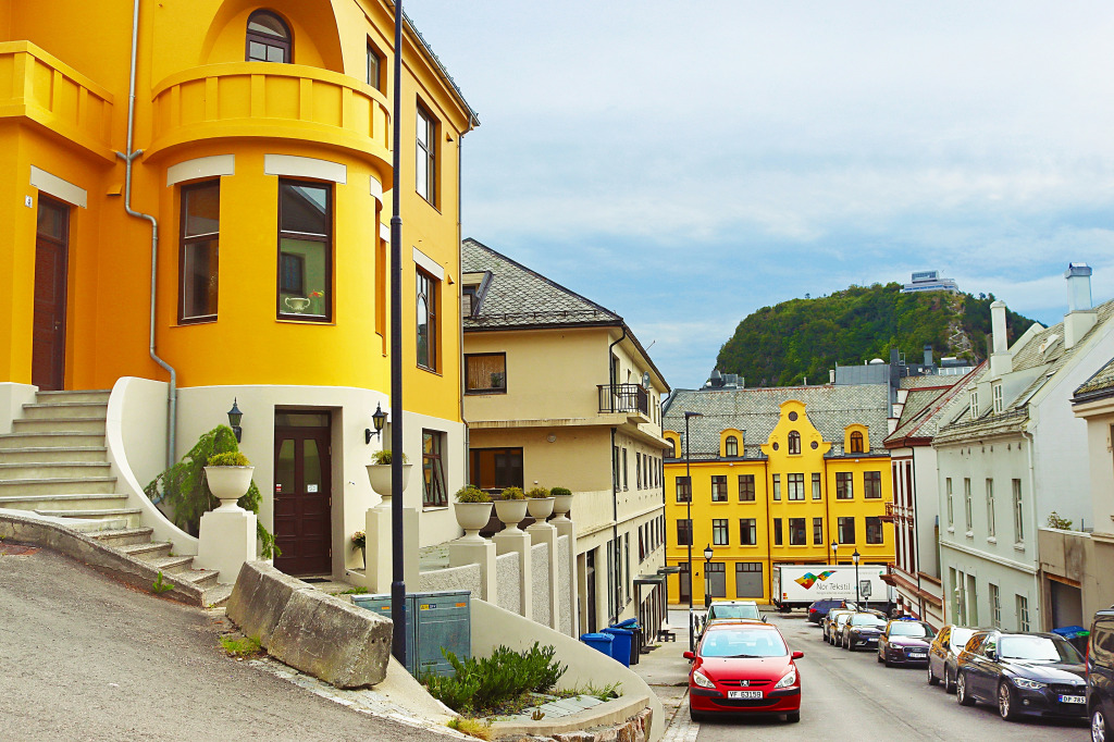 The City of Alesund in Norway jigsaw puzzle in Street View puzzles on TheJigsawPuzzles.com